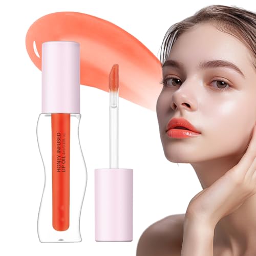 Dottduya Hidratante Para Labios,8ml De Nutrición,Gloss Labial con Partículas Brillantes y Efecto Voluminizador | Para Viajes y Viajes de Negocios Casa Al Aire Libre Escuela Novia Esposa