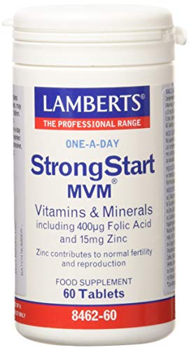 Lamberts Strongstart Mvm, Blanco, 60 Unidades