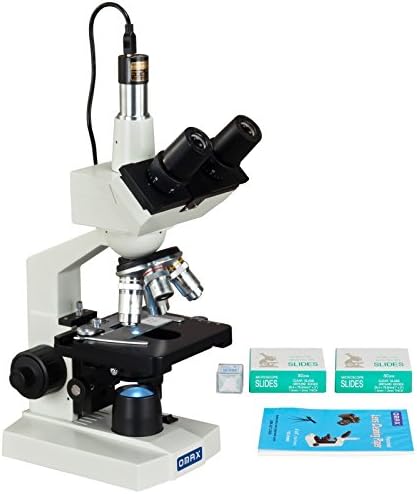 OMAX M83EZ-SCP-C13S 40-2500X LED Digital Trinocular Compound Microscope image 5