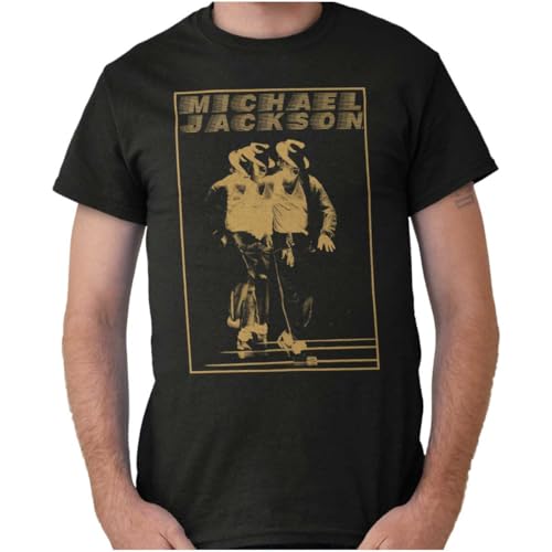 Michael Jackson Moonwalk Glitch Graphic T Shirt Men or Women Black