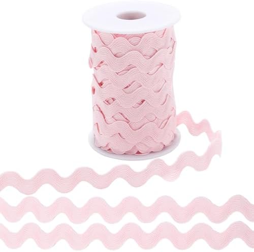 Amazon.com: GORGECRAFT 25 Yards 10mm Wide RIC Rac Trim Wavy Bending ...