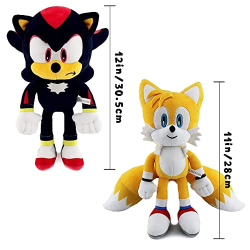 Petich Sonic Plush Sonic The 2 The Movie Plush 12 Inch Sonic 2 Toys Figure Animals Plush Pillow Collection Sonic Tales Knuckles #TOP1