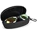 Swimming Goggles Adult Adjustable Non Toxic Silicone Straps - UV Protected Anti-Fog Rainbow Color Lens - Fog Resistant Swim Goggle with Zipper Case Ear Plug and Nose Clip