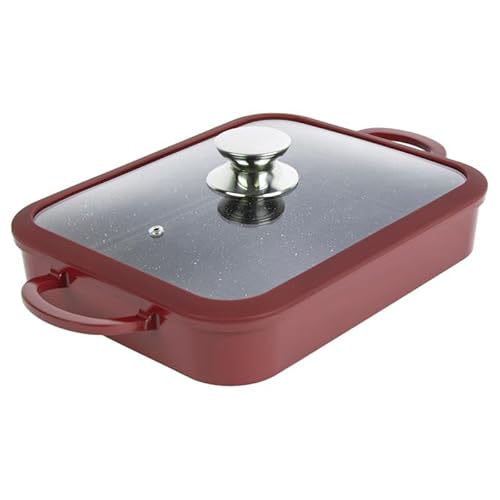 Curtis Stone Dura Pan+ Buffet Pan with Glass Lid (Renewed)