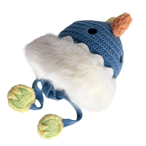 Balaclava, Warm Knitted Kids Winter Hat Warm Autumn Plush Hats Outdoor Activity Headwear for Cold Weather3