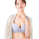 [ROSA BLU] 【公式】 ロザブルー ナイトブラ カップ一体型 ノンワイヤー A〜Gカップ対応 全4サイズ 全5色 ブラジャー 大きいサイズ 肩紐調節 脇高構造 [ ブルー, Mサイズ ]