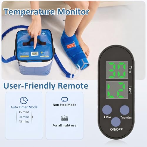 Image of Cold Therapy Ice Machine for Foot After Surgery with Foot-Specific Pad