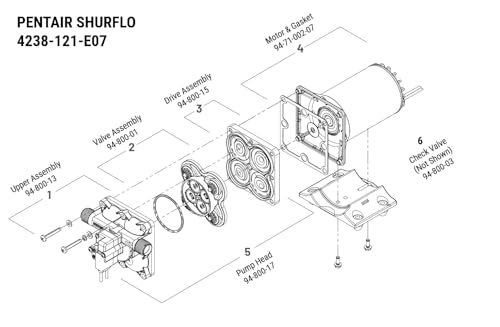 Image of PENTAIR SHURFLO 4238-121-E07 Blaster II Washdown Pump | 12V Marine Diaphragm Pump, 3.5 GPM 45 PSI, Self Priming for Boat Deck RV Fresh Saltwater Cleaning