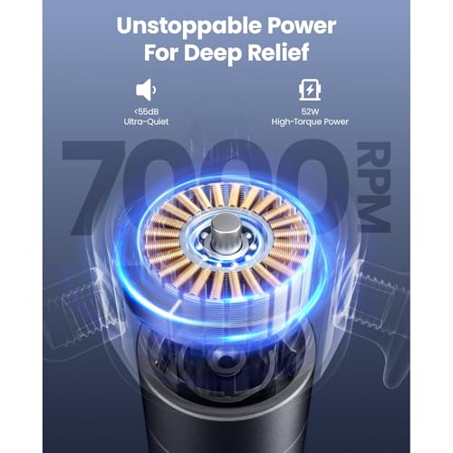 Image of BOB AND BRAD VibeFlow Vibration Massager (Not Percussion), FSA-HSA Eligible Deep Tissue Handheld Therapy Massager Gun for Sensitive Joints, Fascia Release, Trigger Point, Full Body Relief & Recovery