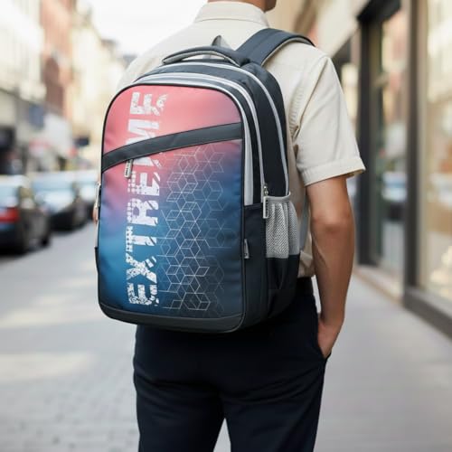 Image of VISMIINTREND School Bags for Girls & Boys 11-12, 13-14 Years, 12+ Years Old, Water Resistant, Laptop Casual Travel College School Backpack for Boys /Girls | Birthday /Rakhi Gifts