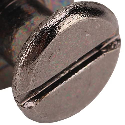 Parafusos de encadernação de metal Chicago, 200 conjuntos de parafusos de encadernação Kit sortido d
