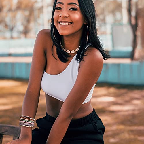 Yohou 20Pcs Boho Hair Ties For Women 10 Colors 5 Styles Cute Hair Tie Bracelet For Thick Hair Bracelet Hair Tie For Women Cute Hair Tie Suitable For Outdoor Gymnasium Travel Office #TOP6