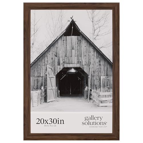 Gallery Solutions - 20'x30' - White Wood Wall Mount Poster Frame - Enhance Your Space with Large-Scale Art Display - Rectangular Wall Mount - Hanging Frame - Home Accents - Interior Design
