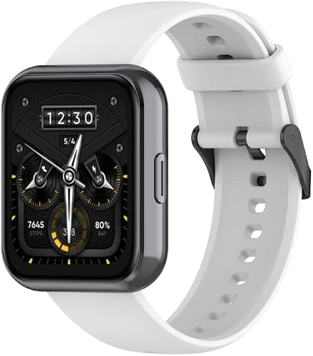 Generic Soft Silicone Replacement Watch Band - White