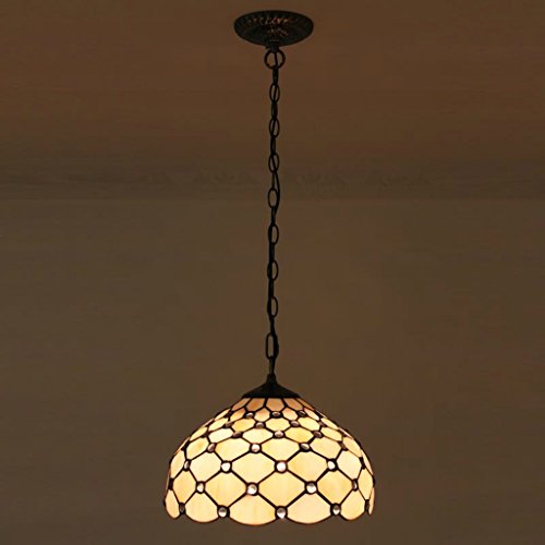 Tiffany 1221C Creative Café - Lámpara de araña de cristal con diseño minimalista y moderno, 30,5 cm