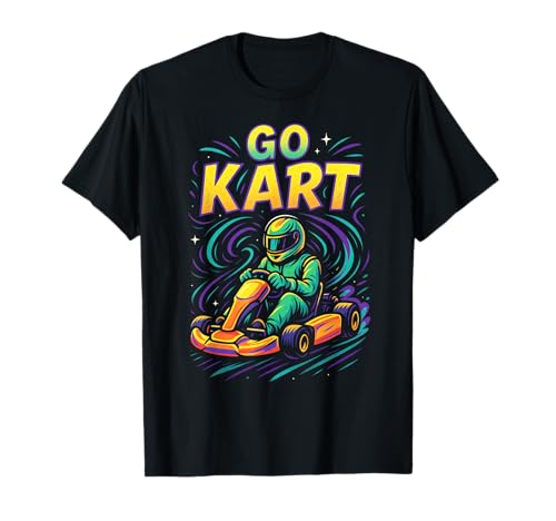 GO Kart - Indoor Kart Track Artistic Racing T-Shirt