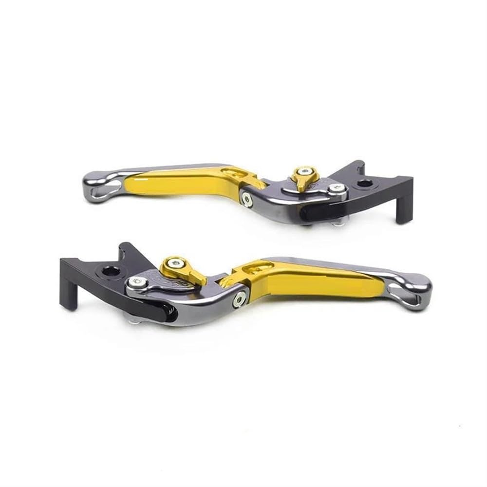 Ewrsghrt Gold Motorcycle Accessories Adjustable For Honda Cbf1000 Cbf1000a 2006 2007 2008 2009 Folding Extendable Brake Clutch Levers(Gold)