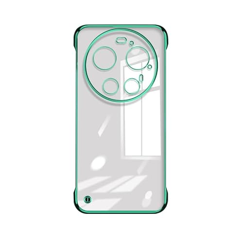 AGENIUS�EFor Xiaomi 17 Ultra �N���A�P�[�X �J�o�[ �N���A ���� �n�[�h�P�[�X �X�g���b�v�� ���� ������ For ���� �V���I�~ �E���g�� �������(�O���[��)