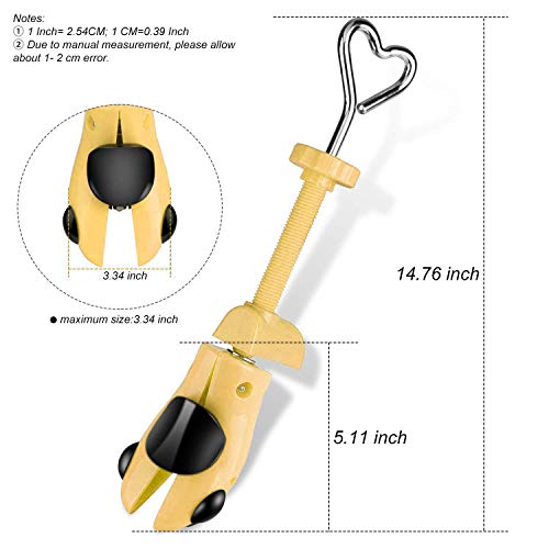 Valentoria Shoe Stretcher For Kids Fit For 3-15 Years Old Chidren,2-Way Shoe Stretcher Stretches Length Width Gifts For Kids (Yellow, Kids) #TOP1