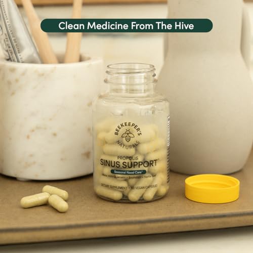 Beekeepers-Naturals-All-Natural-Sinus-Support-for-Adults-Seasonal-Nasal-Care-Relief-with-Propolis-Quercetin-Bromelain-Nettle-Leaf-Vegan-Capsule-Blocks-or-Suppresses-Histamine-60-ct