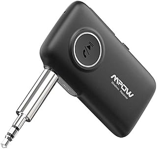 Mpow BH298A Bluetooth Receiver, Aux Wireless Bluetooth with Bluetooth 5.0 for Wired Speakers/Headphones/Home
