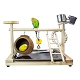 ★ El divertido soporte de madera para pájaros puede aliviar el estrés del pájaro, aumentar el movimiento del pájaro y proporcionar un lugar agradable para que su mascota juegue y haga ejercicio.