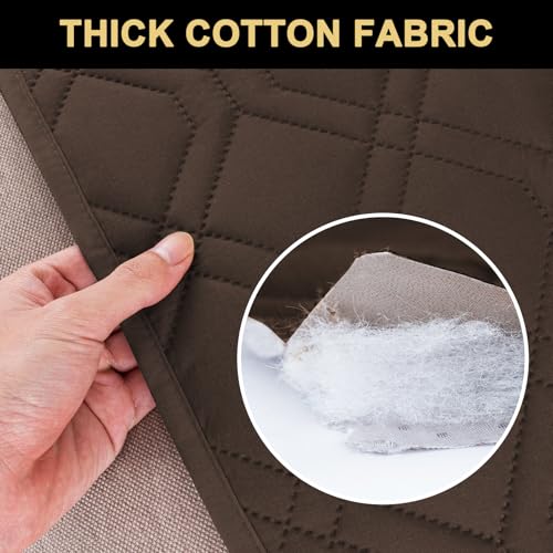 Tapis de couchage imperméable marron 188x81 cm pour chien et chat - 3