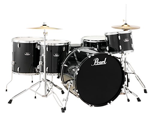 Pearl Roadshow RS525WFC/C 5-piece Complete Drum Set with Cymbals - Jet Black