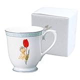 NARUMI(ナルミ) マグカップ チューリップとあかちゃん いわさきちひろ 290cc 花柄 かわいい シンプル 結婚祝い 母の日 プレゼント 電子レンジ温め 食洗機対応 日本製 ギフト箱入り ラッピング済 50428-2635AZ