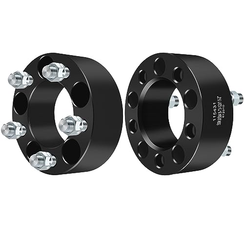 ECCPP 2PCS 5x4.5 to 5x4.5 Wheel Spacers 2 5 lug 5x114.3mm to 5x114.3mm Fits for 2007-2012 for Jeep Compass 2007-2012 for Jeep Patriot 2003-2019 for Honda Accord |2006-2014 for Honda Civic