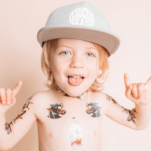 image for Born to Love Knuckleheads Baby Boy Infant Trucker Hat Sun Mesh Basebal