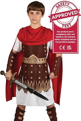 Wicked Costumes Kids Boys Roman Centurion Fancy Dress Costume