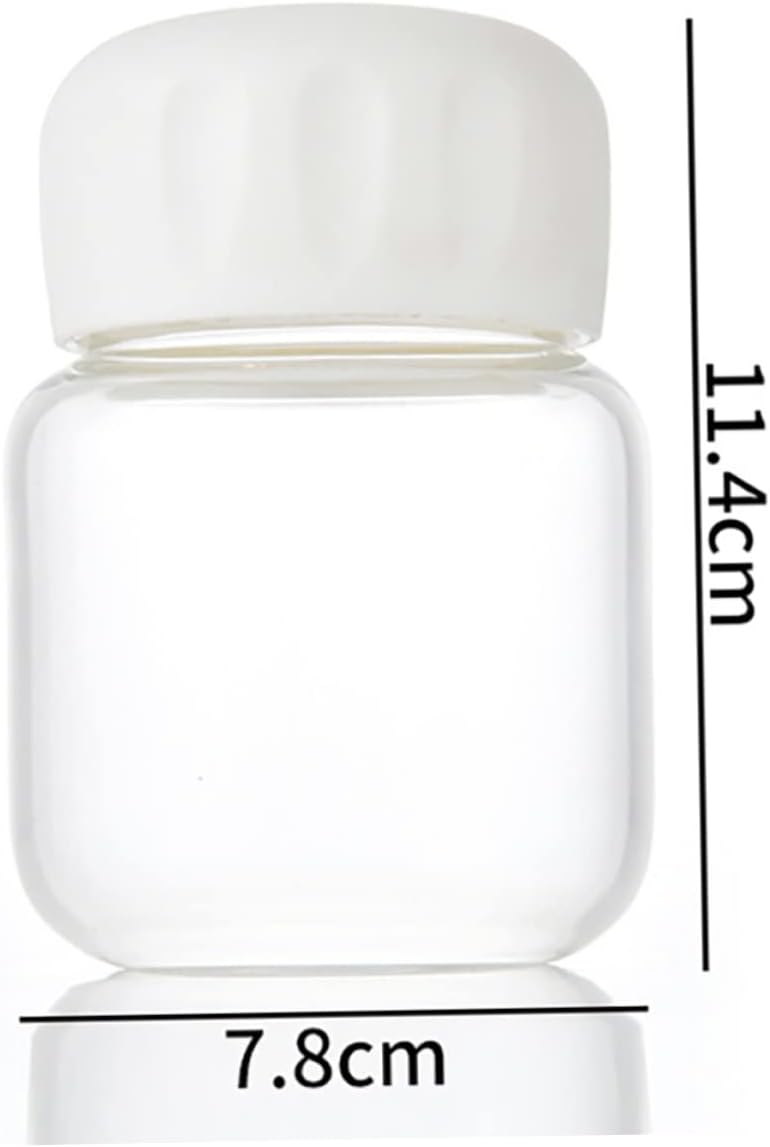 Alipis Explosion-proof Glass Shaker Bottle Storage Mini Juice Bottles Beverage
