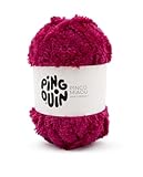 Vendue à l'unité Pingouin - Pelote de Laine PINGO Miaou - Laine à Tricoter - 100% Polyester - Aiguille n°6 - Couleur Raspberry
