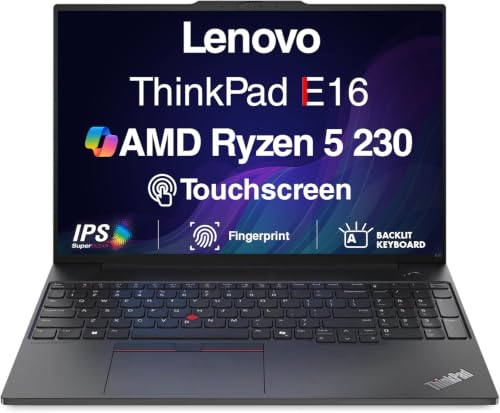 Image of Lenovo ThinkPad E16 Gen 3 AI Business Laptop 16 inch Touchscreen FHD+ Display