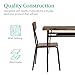 Best Choice Products 6-Piece 55in Modern Dining Set for Home, Kitchen, Dining Room w/Storage Racks, Rectangular Table, Bench, 4 Chairs, Steel Frame - Brown
