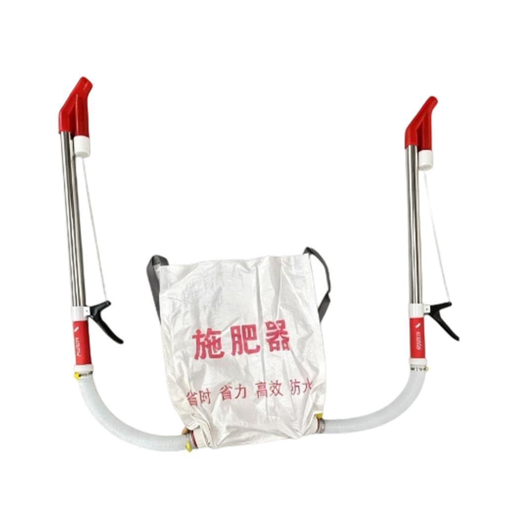 ATORSE Back Carrying Woven Bag Manual Fertilizer Spreader Labor Saving Two Metal Handles-image-29