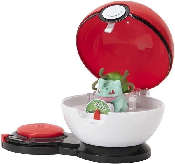 Pokémon PKW2474 Game-Includes Surprise Balls, Two Assorted 2-Inch Pokemon Battle Figures, and Six Attack Discs