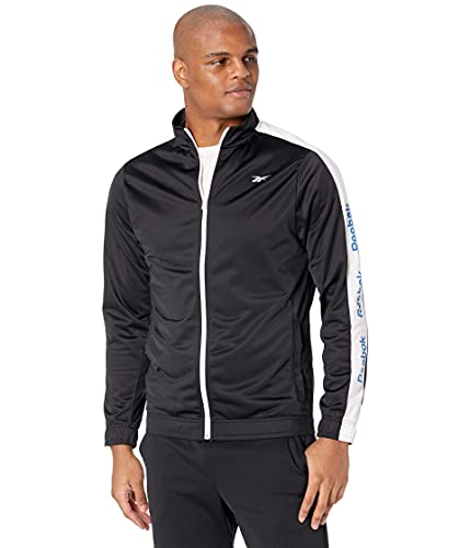 Veste zippée Reebok sport noire taille MD en tissu léger