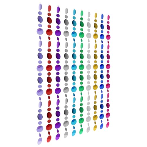 KJHBV 10piezas Cortinas de Lentejuelas Metálicas para Fiesta Boda Celebración Decoración de Ventana Puerta Hogar Atmósfera Romántica Varios Estilos