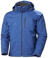 Helly-Hansen 33874 Men's Crew Hooded Midlayer Jacket, 606 Deep Fjord, Small