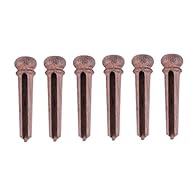 Application: Fit for Martin,Taylor or most of brand acoustic guitar Rosewood: Made from rosewood, brand new and high quality Total Length about: 30mm,Top Diameter about:7.6mm,Bottom Diamter about: 4.5mm Easy To Install: Easy installation and disassem...