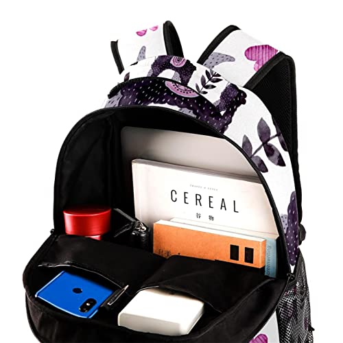 Sac à dos cœurs aquarelle avec porte-bouteille latéral intégré - 4