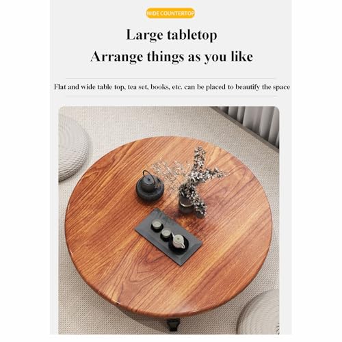 Table Basse pour S'asseoir sur Le Sol Tatami Pliante et Nomade 80cm - 5