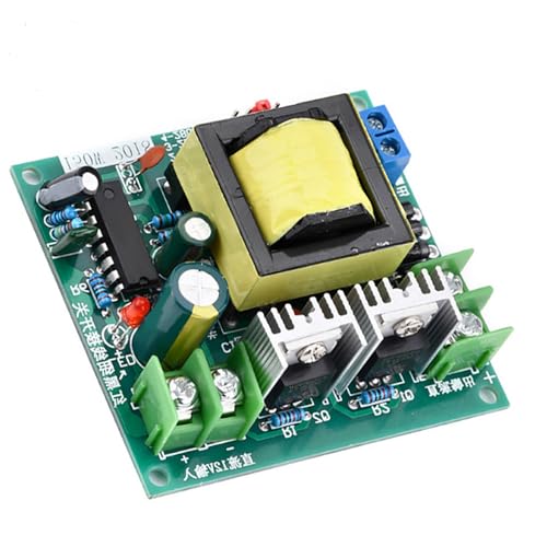 Fesjoy Placa de Módulo de Refuerzo CC-CA 150 W con Alta Tasa Conversión para Entusiastas la Electrónica, Regulador Potencia Voltaje Inversor Elevador para Carga Clase Potencia Conmutada