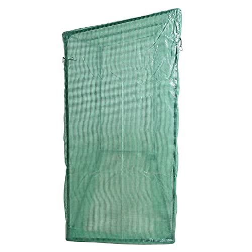 Foto von ESTEXO Foliengewächshaus Gewächshaus 200x77x169/149 cm Tomatengewächshaus Treibhaus Frühbeet