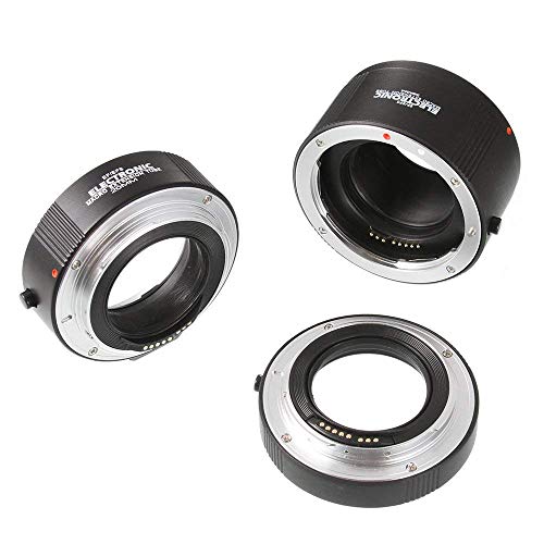 Fotga Electronic Auto Focus Macro Extension Tube Set For Canon Eos Ef & Ef-S Mount 5D2 5D3 5Div 5Ds 5Dsr 6D Ii 7D/7Dii 77D 80D 650D 750D 800D 1300D 1500D Dslr Cameras, 13Mm+20Mm+36Mm Set #TOP5