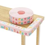 Lonlown Edge Protector for Baby 6.5ft Soft Protective Foam Cushion Furniture Edge and Corner Guards Baby Child Proofing Cartoon Digital Pattern Odorless Safe for Table,Fireplace,Countertop