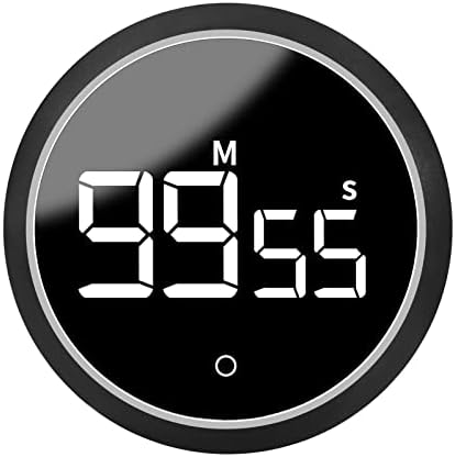 MKHS Digital Kitchen Cooking Timer with LED Display, Magnetic Countdown Timer Adjustable Volume & Energy Saving, 99 Minutes Timers for Cooking Classroom/ Homework/ Fitness