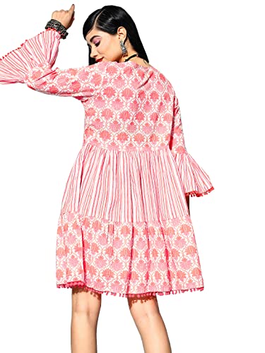 Image of ishin Women's Embellished A-Line Mini Dress